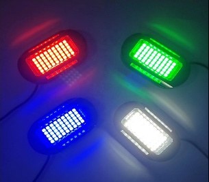 RGBW rock light pods