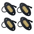 112 LED amber/white rock light pod