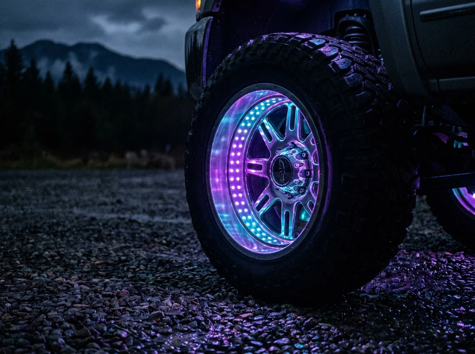 Full Spectrum LED wheel ring